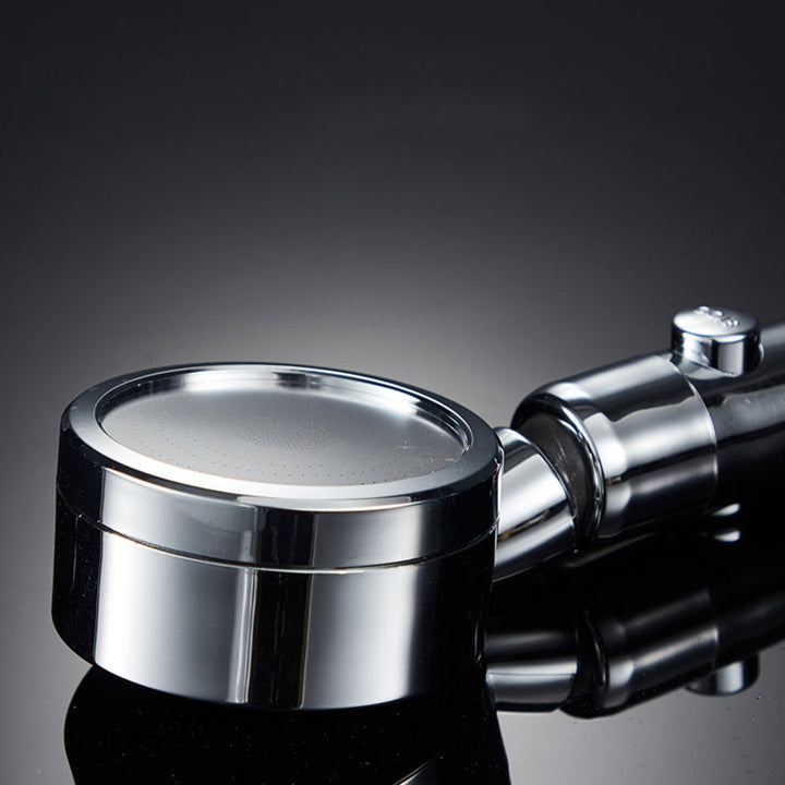 Lisslune | Contemporary 3 Beam Shower Head Adjustable Spray Pattern Rotating Hand Shower