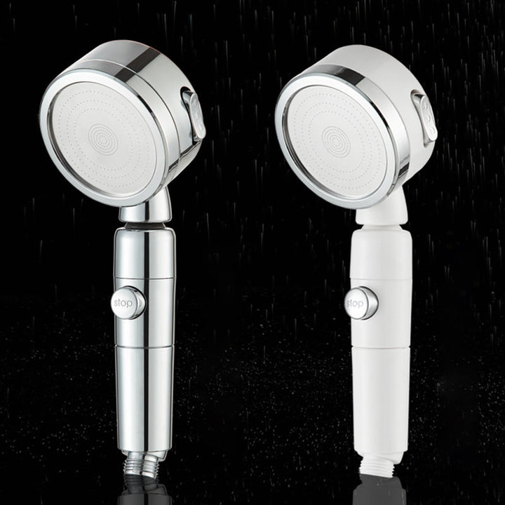 Lisslune | Contemporary 3 Beam Shower Head Adjustable Spray Pattern Rotating Hand Shower