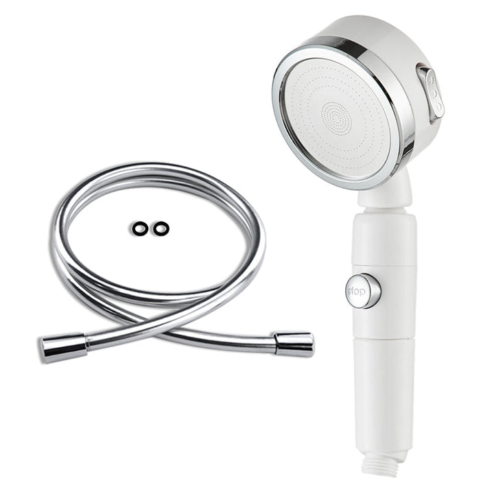 Lisslune | Contemporary 3 Jet Shower Head Adjustable Spray Pattern Rotatable Handheld Shower