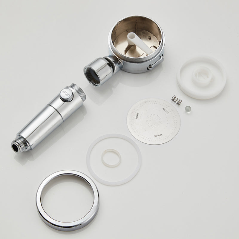Lisslune | Contemporary 3 Beam Shower Head Adjustable Spray Pattern Rotating Hand Shower