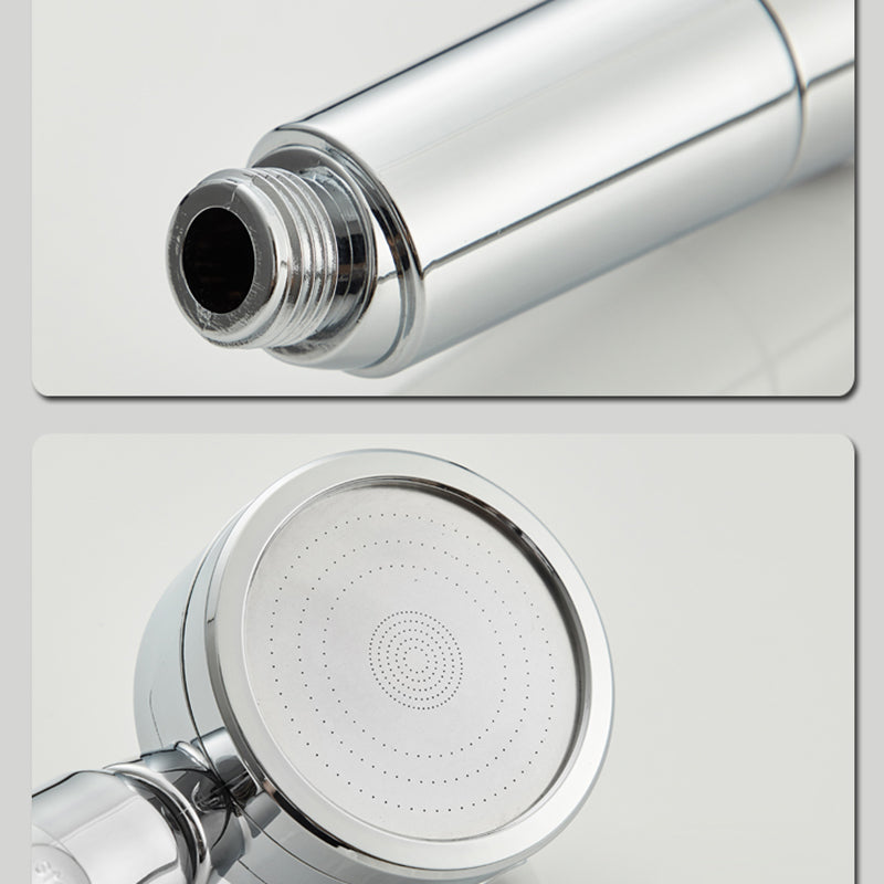 Lisslune | Contemporary 3 Beam Shower Head Adjustable Spray Pattern Rotating Hand Shower