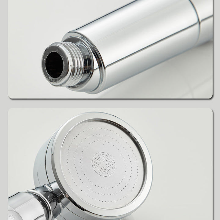 Lisslune | Contemporary 3 Beam Shower Head Adjustable Spray Pattern Rotating Hand Shower