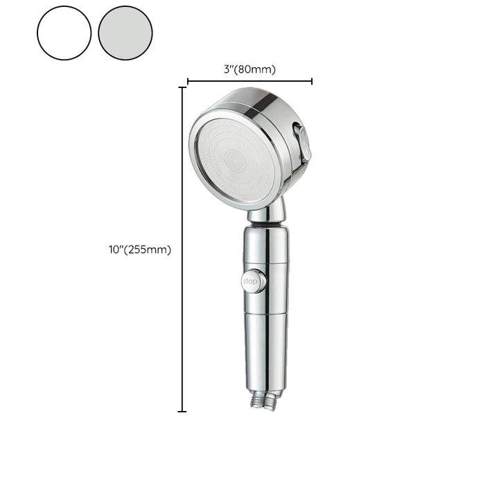 Lisslune | Contemporary 3 Jet Shower Head Adjustable Spray Pattern Rotatable Handheld Shower