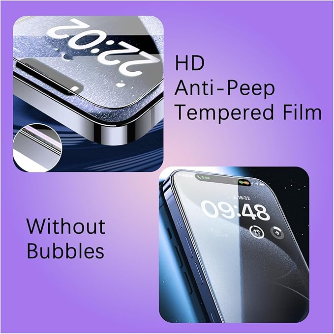 Lisslune | iShield Privacy – 3-in-1 Privacy Glass Film for iPhone