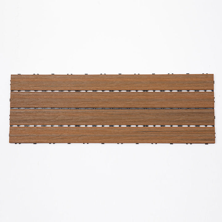 Lisslune | Modern Floor Tiles Outdoor Waterproof Rectangular Wood Decking