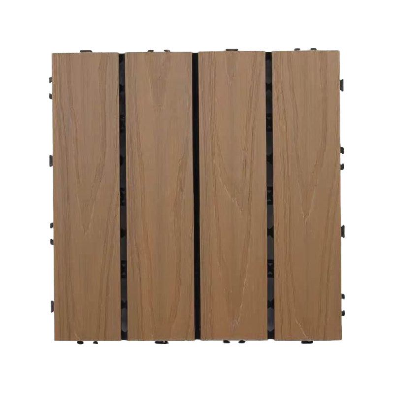 Lisslune | Modern Floor Tiles Outdoor Waterproof Rectangular Wood Decking