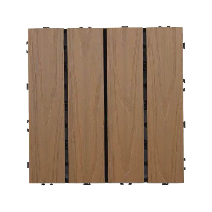 Lisslune | Modern Floor Tiles Outdoor Waterproof Rectangular Wood Decking