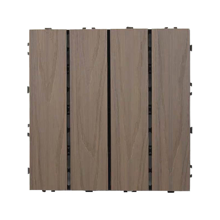 Lisslune | Modern Floor Tiles Outdoor Waterproof Rectangular Wood Decking