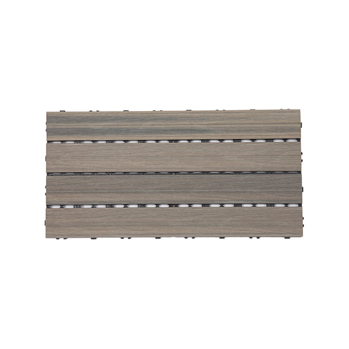 Lisslune | Modern Floor Tiles Outdoor Waterproof Rectangular Wood Decking