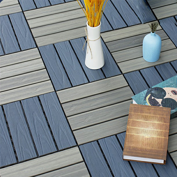Lisslune | Square Click Paver Tiles Striped Pattern Tiles