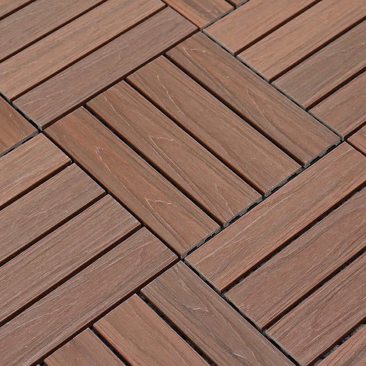 Lisslune | Square Click Paver Tiles Striped Pattern Tiles