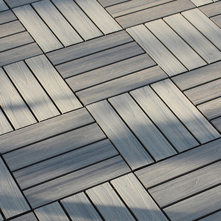 Lisslune | Square Click Paver Tiles Striped Pattern Tiles