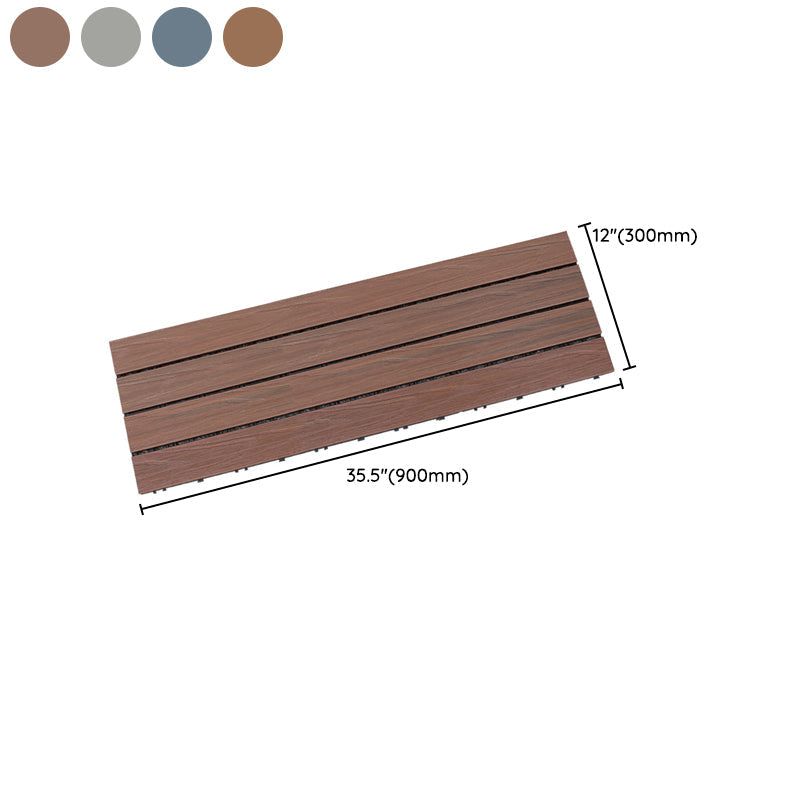 Lisslune | Square Click Paver Tiles Striped Pattern Tiles