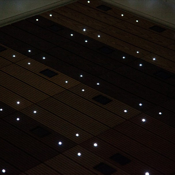 Lisslune | Striped Pattern Terrace Floor Tiles Square Click Floor Tiles Floor Board