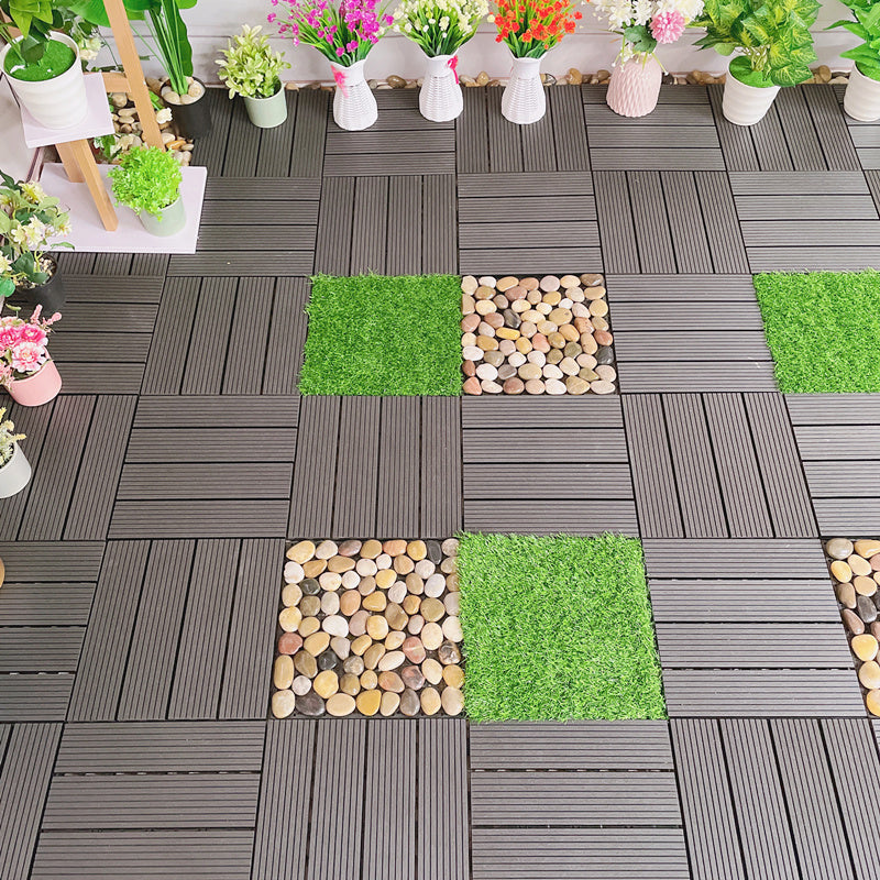 Lisslune | Deck Plank Wood Outdoor Waterproof Non-slip Floor Board