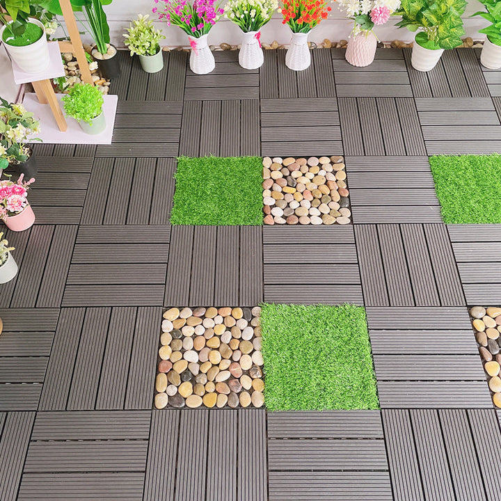 Lisslune | Deck Plank Wood Outdoor Waterproof Non-slip Floor Board