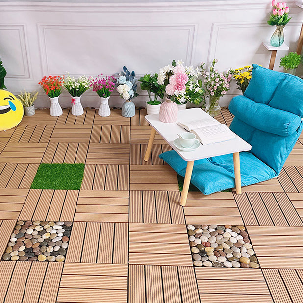Lisslune | Deck Plank Wood Outdoor Waterproof Non-slip Floor Board