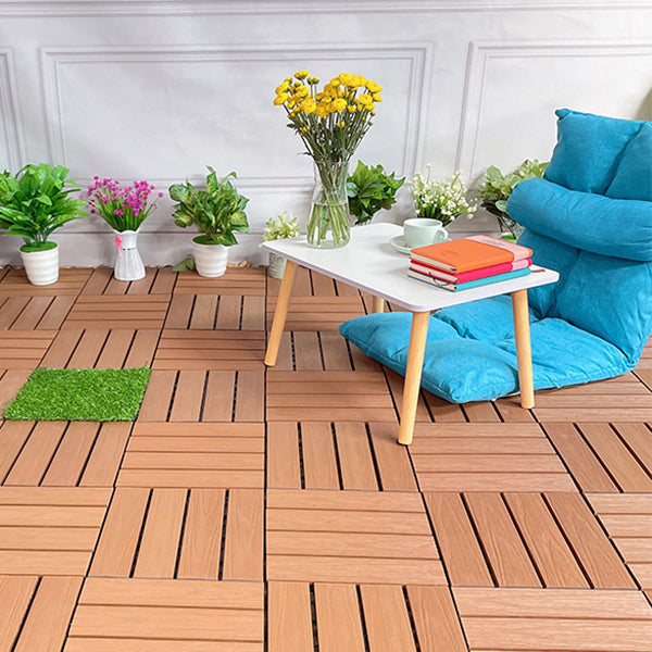 Lisslune | Deck Plank Wood Outdoor Waterproof Non-slip Floor Board