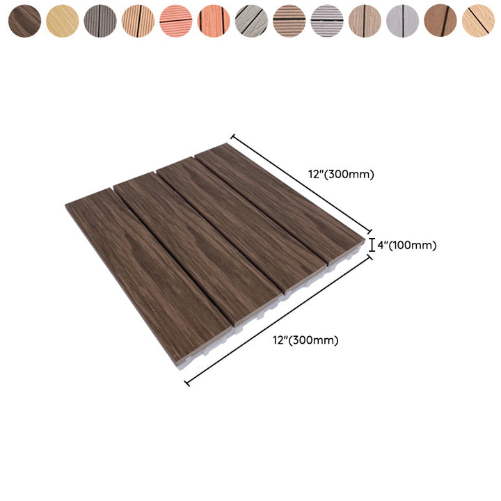 Lisslune | Deck Plank Wood Outdoor Waterproof Non-slip Floor Board