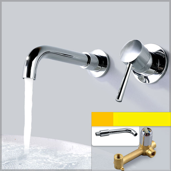 Lisslune | Contemporary Wall-Mounted Single-Hand Kitchen Faucet Low Arc Water Filler