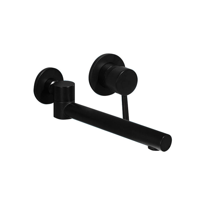 Lisslune | Contemporary Wall-Mounted Single-Hand Kitchen Faucet Low Arc Water Filler