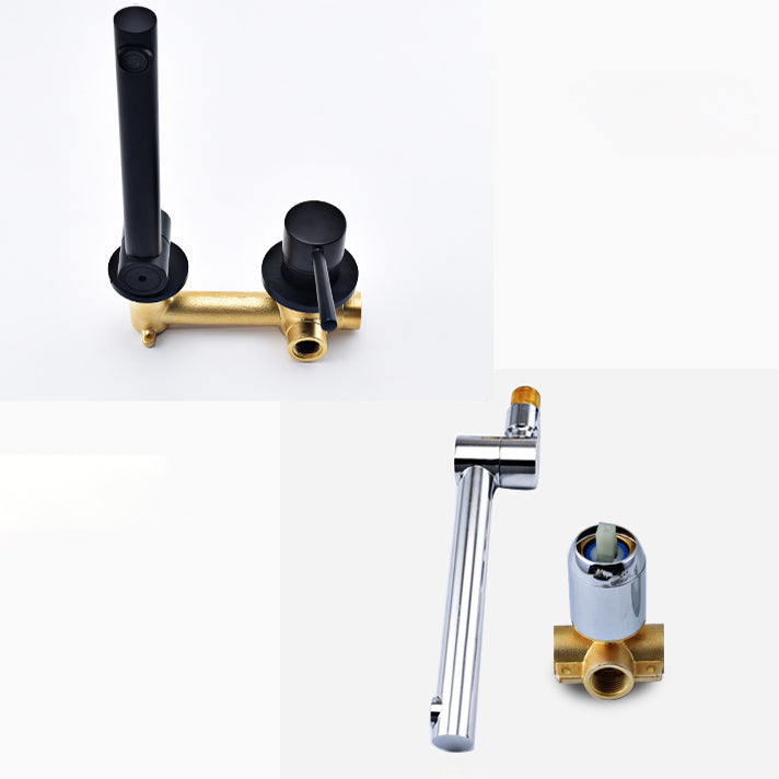 Lisslune | Contemporary Wall-Mounted Single-Hand Kitchen Faucet Low Arc Water Filler