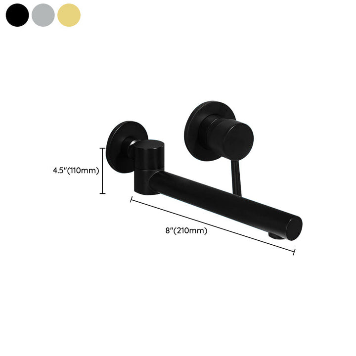 Lisslune | Contemporary Wall-Mounted Single-Hand Kitchen Faucet Low Arc Water Filler