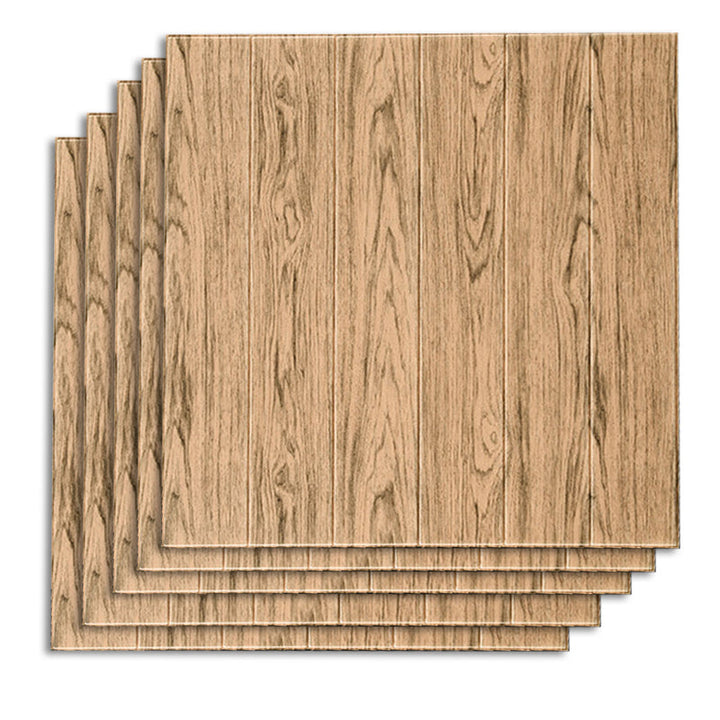 Lisslune | Contemporary Wall Cladding Waterproof Wall Cladding with Wood Look