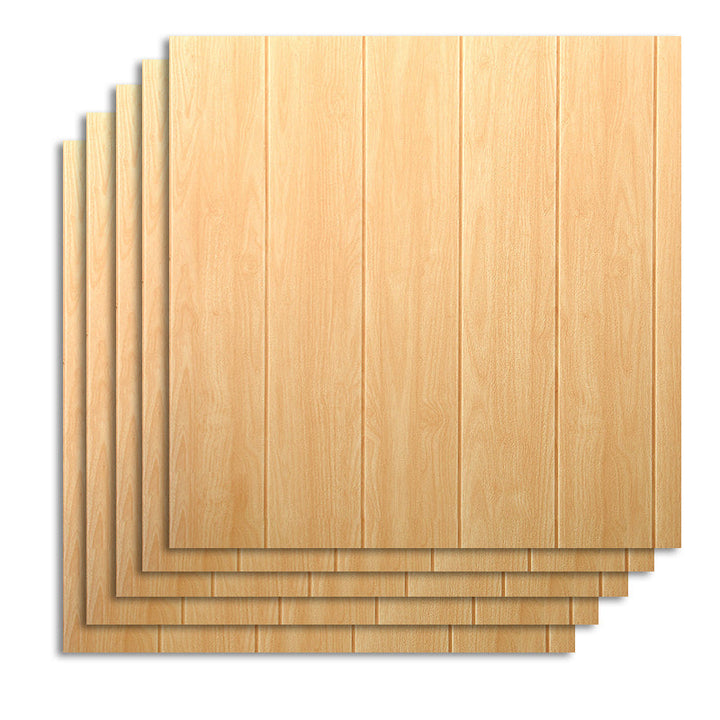 Lisslune | Contemporary Wall Cladding Waterproof Wall Cladding with Wood Look