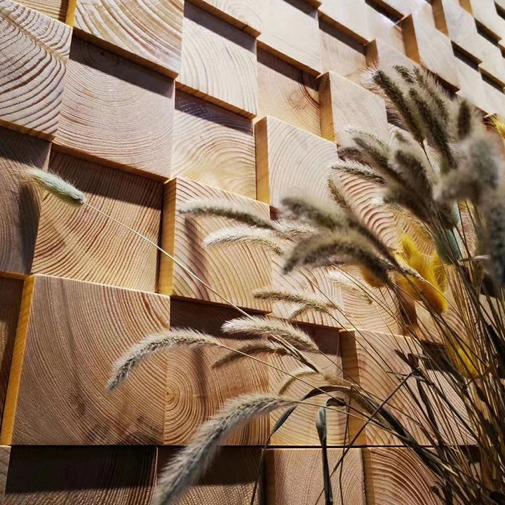 Lisslune | Wall-Ceiling Light Wood Gluing Mosaic Indoor Modern Wall Ceiling