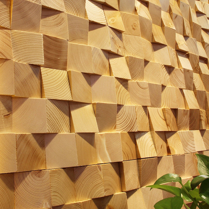 Lisslune | Wall-Ceiling Light Wood Gluing Mosaic Indoor Modern Wall Ceiling