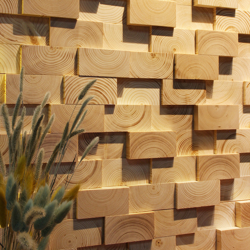 Lisslune | Wall-Ceiling Light Wood Gluing Mosaic Indoor Modern Wall Ceiling