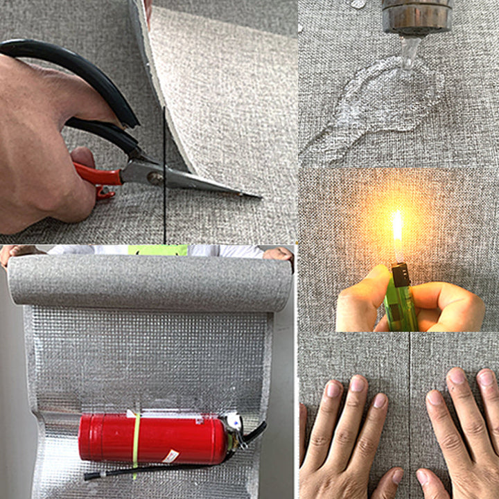 Lisslune | Waterproof XPE foam wall covering Mat texture wall covering