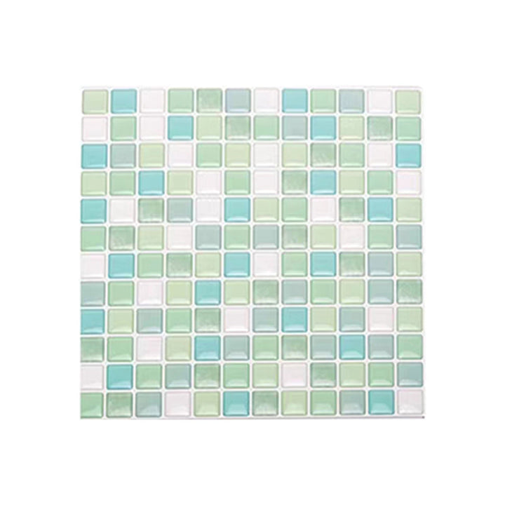 Lisslune | Plastic Peel & Stick Mosaic Tile Waterproof Peel & Stick Mosaic Tile with Square Shape