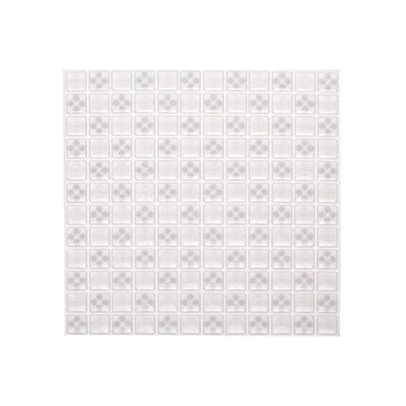 Lisslune | Plastic Peel & Stick Mosaic Tile Waterproof Peel & Stick Mosaic Tile with Square Shape