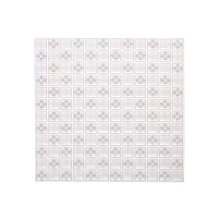 Lisslune | Plastic Peel & Stick Mosaic Tile Waterproof Peel & Stick Mosaic Tile with Square Shape