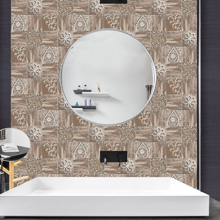 Lisslune | PVC Mosaic Tile waterproof for peeling and sticking for kitchen and bathroom