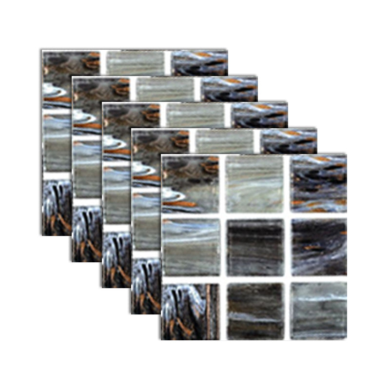 Lisslune | PVC Mosaic Tile waterproof for peeling and sticking for kitchen and bathroom