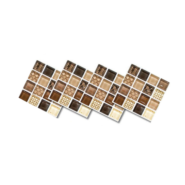 Lisslune | PVC Mosaic Tile waterproof for peeling and sticking for kitchen and bathroom