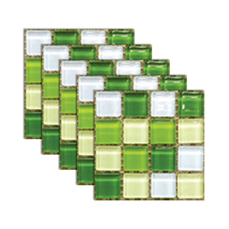 Lisslune | PVC Mosaic Tile waterproof for peeling and sticking for kitchen and bathroom