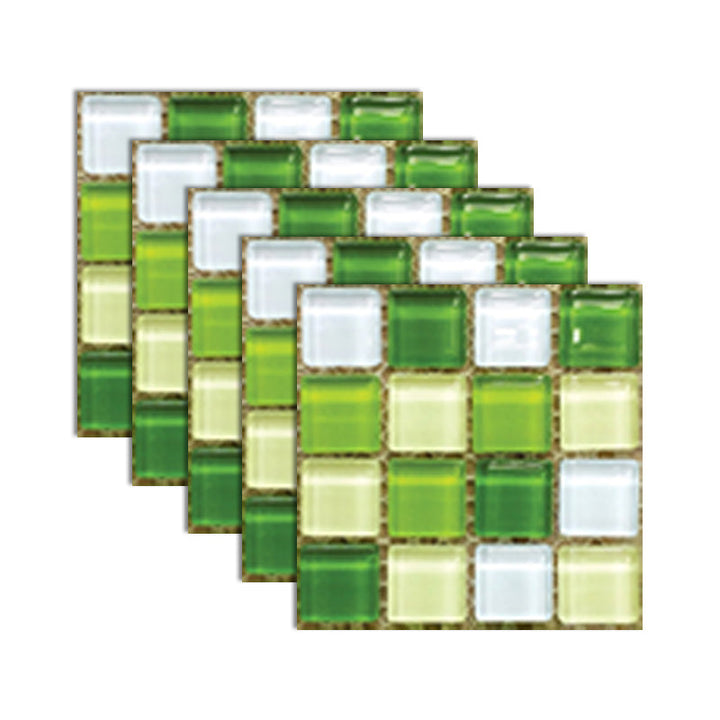 Lisslune | PVC Mosaic Tile waterproof for peeling and sticking for kitchen and bathroom