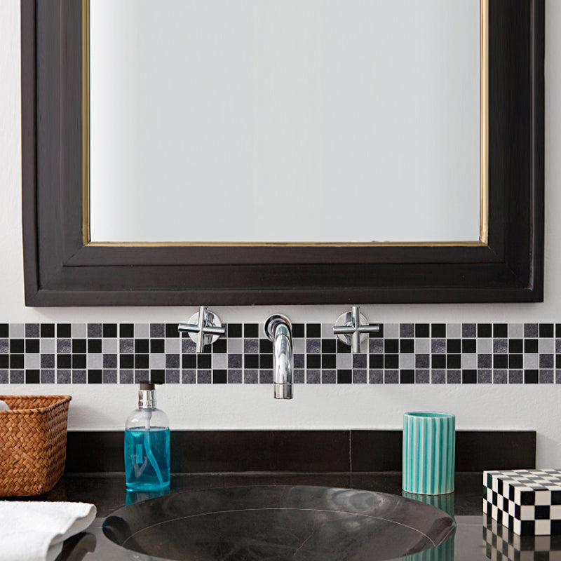 Lisslune | PVC Mosaic Tile waterproof for peeling and sticking for kitchen and bathroom