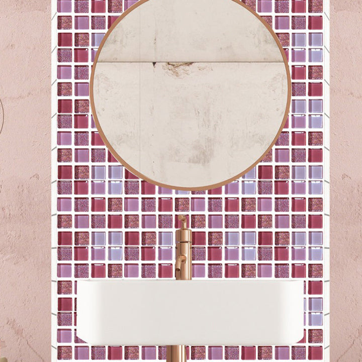 Lisslune | PVC Mosaic Tile waterproof for peeling and sticking for kitchen and bathroom