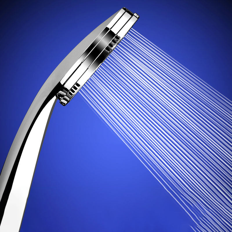 Lisslune | Contemporary Silver Round Shower Head Water Efficient Standard Spray Head