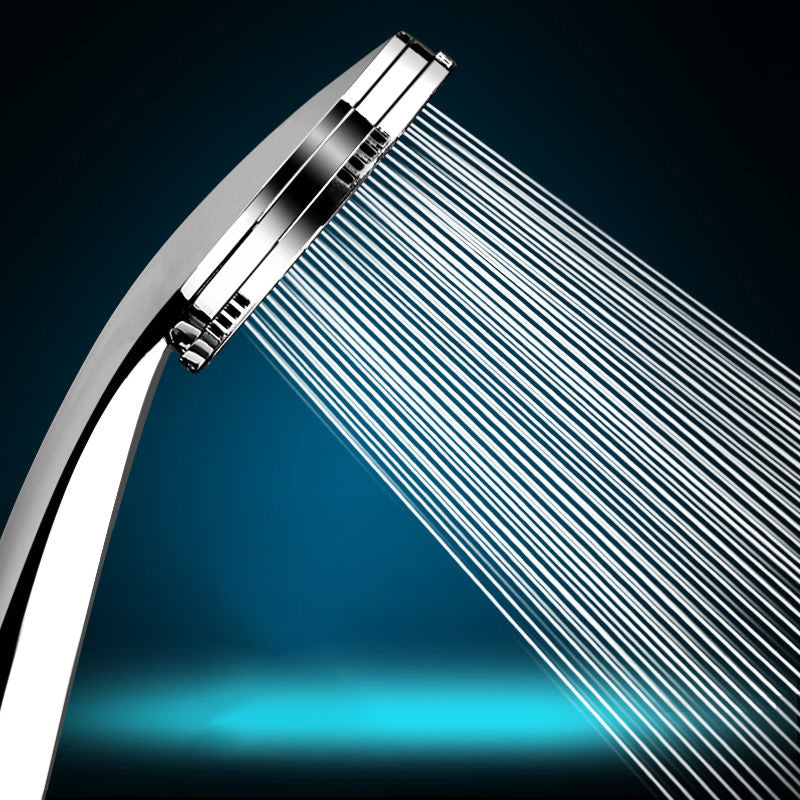 Lisslune | Contemporary Silver Round Shower Head Water Efficient Standard Spray Head