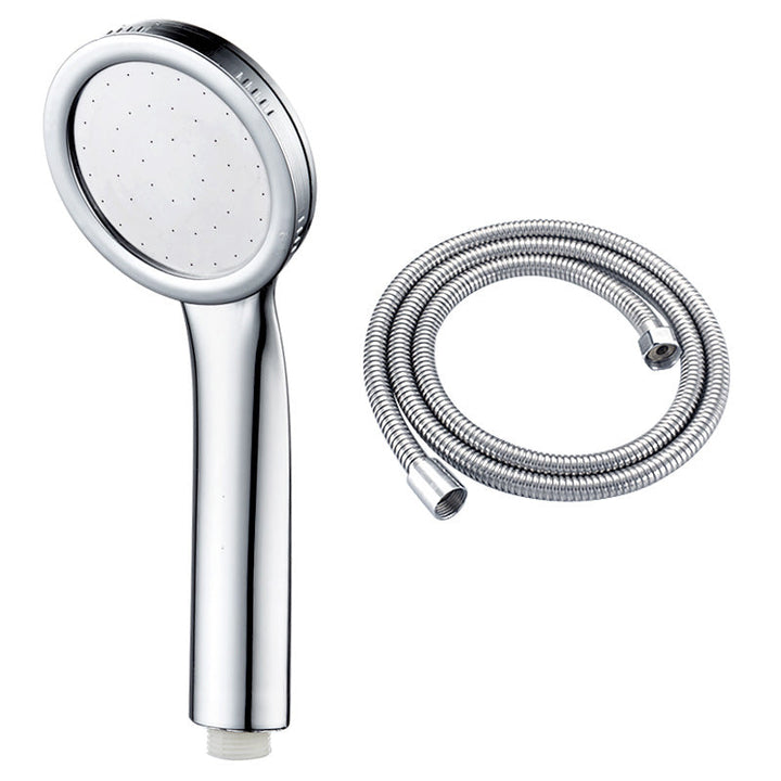 Lisslune | Contemporary Silver Round Shower Head Water Efficient Standard Spray Head
