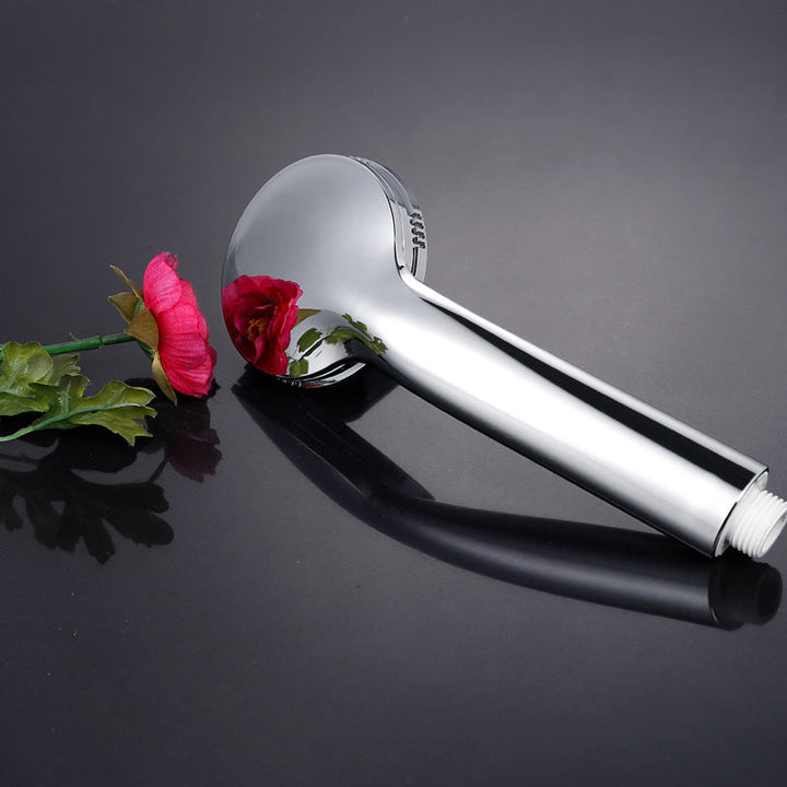 Lisslune | Contemporary Silver Round Shower Head Water Efficient Standard Spray Head