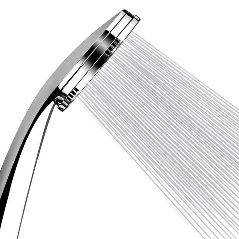Lisslune | Contemporary Silver Round Shower Head Water Efficient Standard Spray Head