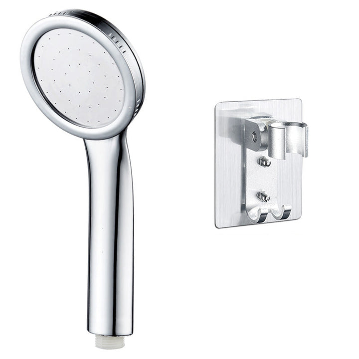 Lisslune | Contemporary Silver Round Shower Head Water Efficient Standard Spray Head