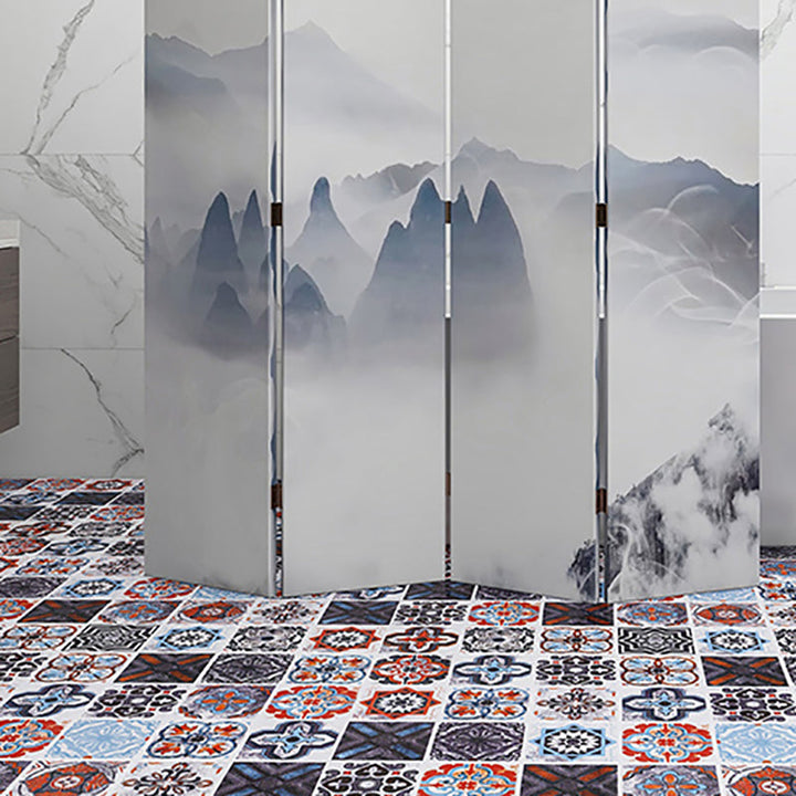 Lisslune | Vinyl flooring Peel and Stick floral pattern wall and floor vinyl